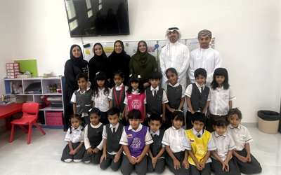 Zubair Enterprises Development Centre Team Visits Janain Al Hamra School in Wilayat Al Hamra